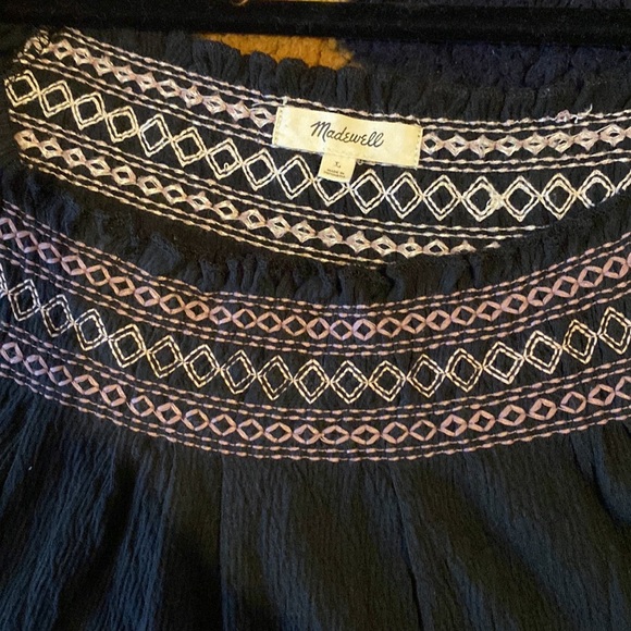 Madewell top black size L - Picture 4 of 4